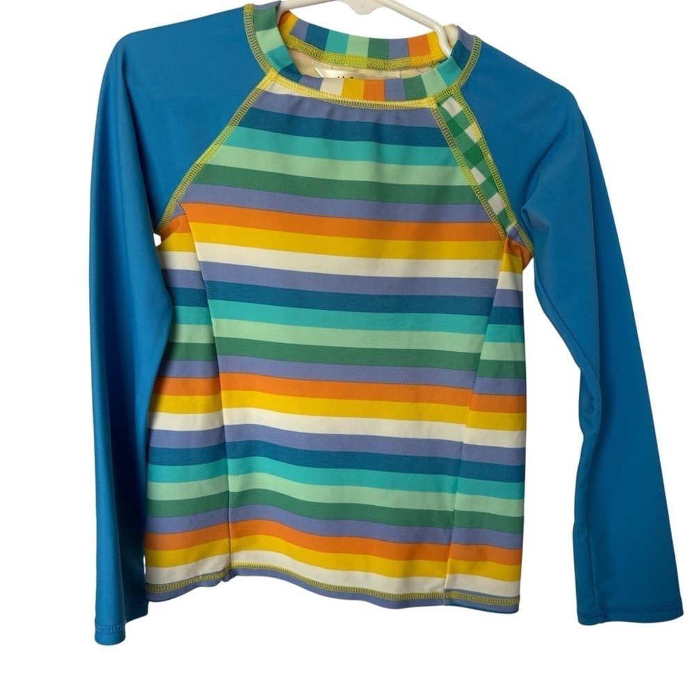 Matilda Jane Undercover Rashguard Size 4 Boys Girls Striped - Picture 3 of 8